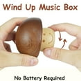 thumbnail image 7 of You Are My Sunshine Music Box, Wood Engraved Vintage Cute Mushroom Wind Up Musical Gifts For Boyfriend Woman Husband, 7 of 7