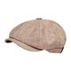 thumbnail image 1 of Boina clásica de primavera, sombrero de taxista, sombrero de pintor de verano, sombreros, gorra plana británica Caqui, 1 of 9