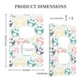 thumbnail image 3 of DouZhe 1-Gang Duplex Outlet Cover, Cartoon Cute Pandas Animals Decorative Wall Plates, 3 of 7