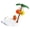 White, variant on Coconut Tree Perch Chew Toy For Birds Beak Trimming Cage Entertainment Activity