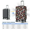 thumbnail image 6 of Kdxio Rose Rabbit Pattern Luggage Cover for Travel,Elastic and Durable,Fits 18-32 Inch,-No luggage included, 6 of 8