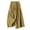 Yellow2, variant on Women's Artistic Style Cotton Linen Wide Leg Skirt Pants Casual High-Waisted, Loose-Fitting Flared Culottes with Elegant Drape Black S