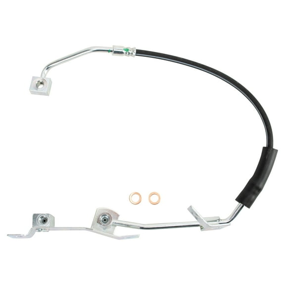 TRQ Front Left Brake Hose BLA62276 Fits Select 2002-2005 Dodge Ram 1500