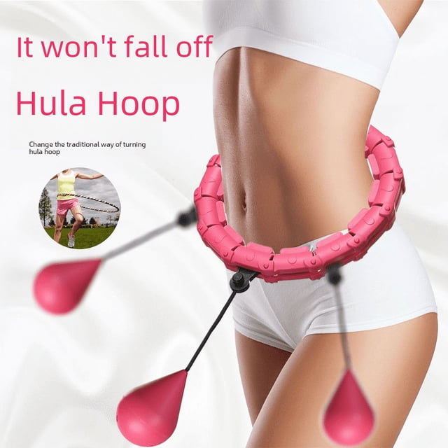 Aro para fortalecer el abdomen Hula Hoop inteligente para personas perezosas, Fitness con pesas en la cintura, Hula Hoop de sincronización para hombres y mujeres
