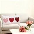 thumbnail image 7 of PEIBang Valentine's Day Pillow Covers 12x20 Inch,Love Heart Embroideried Cushion Covers Throw Pillow Case for Couch Sofa Home Bedroom Decorations, 7 of 7