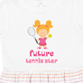 thumbnail image 4 of Inktastic Future Tennis Star Girl Girls Toddler Dress, 4 of 5