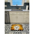 thumbnail image 3 of Carolines Treasures BB1766RUG Halloween Maltese Machine Washable Memory Foam Mat, 3 of 4