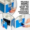 thumbnail image 4 of Vending Machine - Big Capsule Vending Machine - Prize Machine - Commercial Vending Machine for 2 Inch Round Capsules Gumballs Bouncy Balls - Blue, 4 of 6