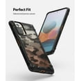 thumbnail image 3 of Ringke Fusion-X Case Compatible with Xiaomi Redmi Note 10 Pro / 10 Pro Max, Transparent Hard Back Shockproof Advanced Bumper Cover - Camo Black, 3 of 9
