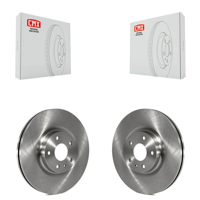 CMX Front Disc Brake Rotors Pair for Car Ford Fusion Lincoln MKZ K8-100192