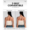 thumbnail image 4 of Camisoles pour Femmes Bretelles Spaghetti Réglables Débardeur Doublé Ajusté pour Sortir y2k Tops, 4 of 5