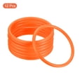 thumbnail image 3 of Unique Bargains 8.5cm Plastic Carnival Ringtoss Rings Hoop Party Favor Game, Orange 12 Pack, 3 of 5