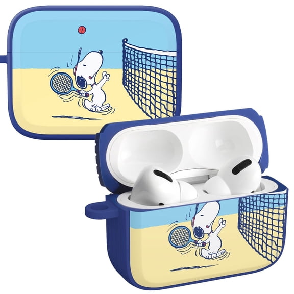 Peanuts Snoopy in Sports HDX Case Cover Compatible with Apple AirPods Pro 1 & 2 (Tennis) by Affinity Bands