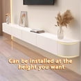 thumbnail image 6 of Floating Tv Standfloating Media Console ,Wall Mounted TV Shelf With Storage Drawers, Modern TV Console, Entertainment Center Media Console, Audio/Video Shelf For Home Living Room Office, 6 of 6