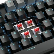 MageGee 75% Mechanical Gaming Keyboard, Blue Switch, LED Blue Backlit, 87 Keys Compact TKL Wired Keyboards