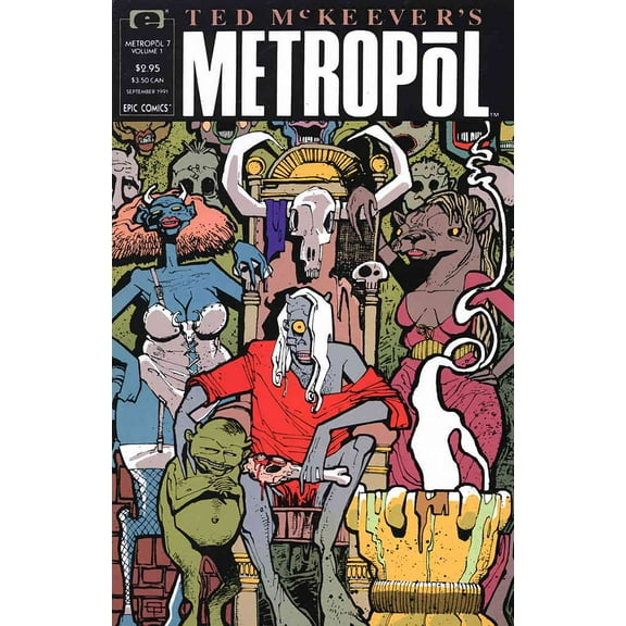 Metropol (Ted McKeever's ) #7 VF ; Epic Comic Book