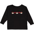 thumbnail image 3 of Inktastic Sock Monkey Heart Border Boys or Girls Long Sleeve Toddler T-Shirt, 3 of 5