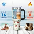 thumbnail image 4 of Cherry Fruits 40 OZ Tumbler Cup with Lid and Straw for Water Iced Tea Coffee Smoothie and More, 4 of 7