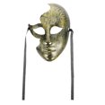 thumbnail image 1 of 2pcs Halloween Plastic Half Face Hollow Out Mask Fiest Farty Fiet Stage Appson, 1 of 5