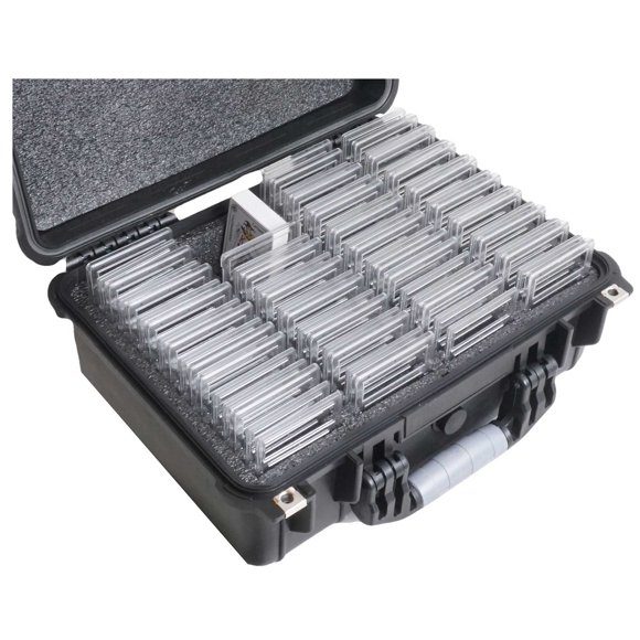 Case Club Étui de Transport pour Dalle de Carte Graduée 72-132 - Rangement à Fente Convient aux Dalles Graduées PSA/BGS/FGS/ et Plus - Boîte de Collection Sports/Trading Convient à Pokémon/MTG/BASEBALL - Support de Voyage pour Dalles/Sleev