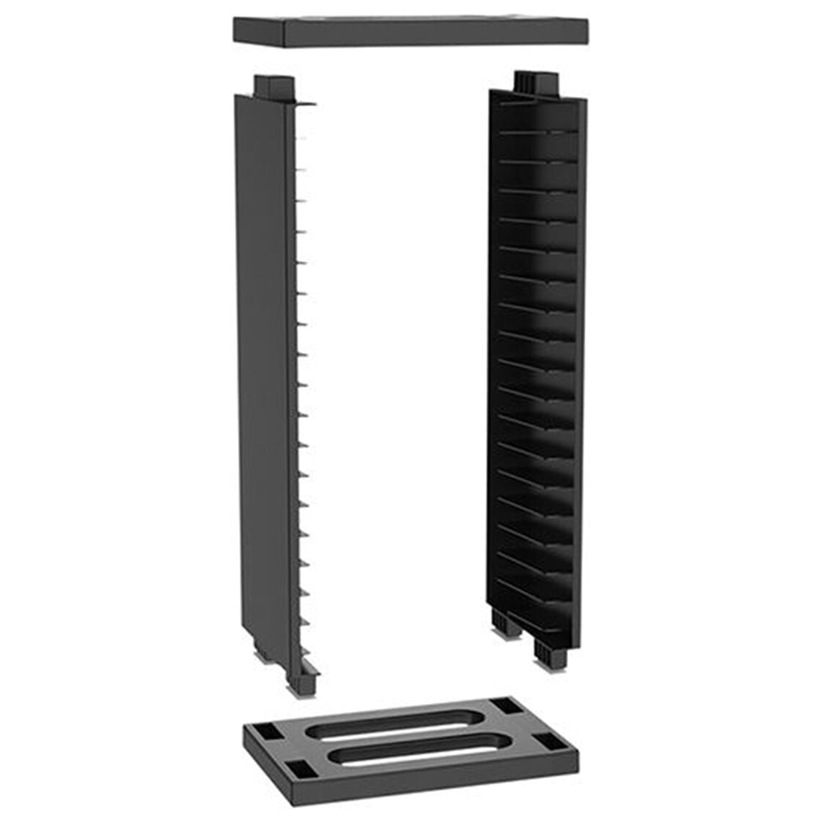 DERCLIVE Universal Game Storage Tower – Stores 36pcs Video Game Discs, Game Holder Rack for PS5/ PS4/ PS3/ Xbox Series S, Universal Game Disc Holder