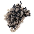 thumbnail image 4 of 100 piezas de ojos de plástico negro para osos de peluche, juguetes de fieltro, marionetas, accesorios para manualidades DIY de 12 mm, 4 of 14