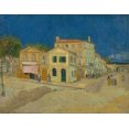 thumbnail image 2 of van Gogh, Vincent 18x15 Gold Ornate Wood Framed with Double Matting Museum Art Print Titled - The yellow house, 2 of 4