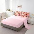 thumbnail image 5 of Castle Fairy Children Teens Flower Strawberry 7-Piece Twin Bedding Sets,Polka Dots Bedding Comforter Set,Cartoon Fruit Breathable Sheet Sets,Luxury Bedroom Decor, 5 of 8