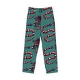 thumbnail image 4 of Xecao Snake And Rose Men's Straight Lounge Pajama Pants: The Ultimate in Comfortable Sleepwear, 4 of 9