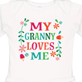 thumbnail image 4 of Inktastic Granny Loves Me Girls Girls Long Sleeve Baby Bodysuit, 4 of 5