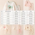 thumbnail image 4 of Gubotare Kids Long Sleeve Pajamas Girls Girls Pajamas, Cute Soft Warm Winter Longsleeve Sleepwear Set for Teens Size 9-10 (Beige,9-10 Years), 4 of 6