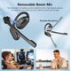 thumbnail image 3 of Auriculares Bluetooth iDiGmall con micrófono desmontable Open Ear 60H, 3 of 9