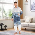 thumbnail image 6 of FORMRS Onesies Pajama for Adults Unisex Hoodie Winter Jumpsuit One Piece Sleepwear, Sizes S-2XL, Watercolor Mountains, 6 of 7