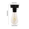 thumbnail image 3 of Gnmfd Solar Hanging Bulb Light Outdoor LED Tungsten Style Solar Lights Outdoor Waterproof Decorative Garden Lamp for Patio Porch Backyard Party Balcony Pathway Lighting Decoration, 3 of 7