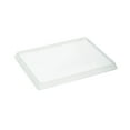 thumbnail image 2 of Cafe Vision Rectangle Clear Plastic Lid - Fits Medium Click Lock Container - 200 count box, 2 of 11