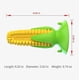 thumbnail image 3 of Puppy Teething Chew Toys, Dog Chew Toys - Corn Stick Tough Toys For Training And Cleaning Teeth, Squeaky Suction Cup Toothbrush Interactive Toy For Sm, 3 of 5