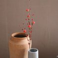 thumbnail image 2 of Rama alta Berry Rose Big Red PE Alambre de hierro 75 cm Ticfox Flor falsa Europea Boda simple Decoración del hogar Arreglo floral, 2 of 11