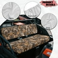 thumbnail image 6 of Uorisanigo UTV Front Bench Seat Cover Dustproof Polyester Fabric, Hunting Tree Camo Forest Mule Seat Cushion Replacement UTV Accessories Seats Protector Suitable for 4010 4x4 SE 2016-2018, 6 of 7