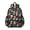 Mushroom and Frog, variant on Mushroom and Flower Black Pattern Backpack for School, Cute School Bag with Adjustable Shoulder Straps and Padded Back, 13.4"x11"x4.7"