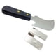 thumbnail image 2 of Cuchillo de cuarto y guía de costura de soldadura, corte de cuero tallado de piso, herramienta de soldadura de vinilo, varilla de soldadura de Sunnimix Cuchillos Cuarto de Luna, 2 of 6