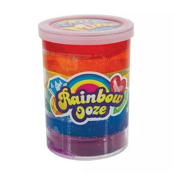 JA-RU All Mine Rainbow Slime Ooze Colorful Sludge Galaxy Glitter Sensory Safe and Non-Toxic Putty
