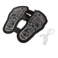 thumbnail image 3 of Estimulador de pie eléctrico ador Pad Mat Vibración Puntos de acupuntura ador Dolor Facilidad USB negro recargable jinwen masajeador de pies eléctrico, 3 of 8