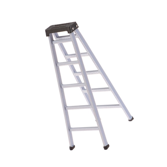 MANNYA 1/12 Miniature Ladder Doll House Accessory, Realistic Toy Furniture for Scene Displays & Craft Projects