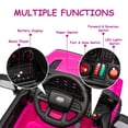 thumbnail image 3 of Telyswee 12V Ride On Car for Kids Electric Vehicle Battery Powered Truck Car Toy with Remote Control, 4-Wheel Suspension, Battery Display, LED Lights, Music, for Boys Girls, 3 of 7