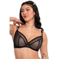 thumbnail image 2 of Curvy Kate Womens Lifestyle Sheer Plunge Bra Style-CK5711, 2 of 20