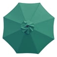 thumbnail image 1 of Paraguas Sunnyglade, toldo de repuesto de 9 pies, 8 varillas, color verde oscuro, 1 of 6