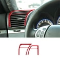 thumbnail image 1 of Real Bright Soft Car Interior Carbon Fiber Sticker Decoration2Pcs Red Carbon Fiber Interior Side Air Vent Outlet Cover For Acura TLAuto Car Protection Interior Accessories, 1 of 8