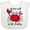 AA-White, variant on Inktastic Too Cute Crab Boys or Girls Baby Bib