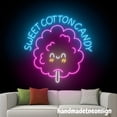 thumbnail image 4 of Handmadetneonsign Sweet Cotton Candy Neon Sign, Candy Shop Wall Art Decor, Candy Store Wall Decor 65039, 4 of 5