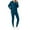 Navy, variant on FNFYFH Lounge Sets for Women Two Piece Outfits Pullover V Neck Tunic Tops and Leggings Matching Sweatsuits Workout Clothing